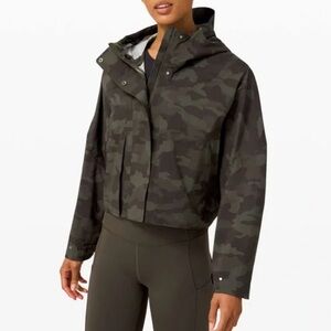 lululemon athletica Dark Green Camouflage Utility Jacket